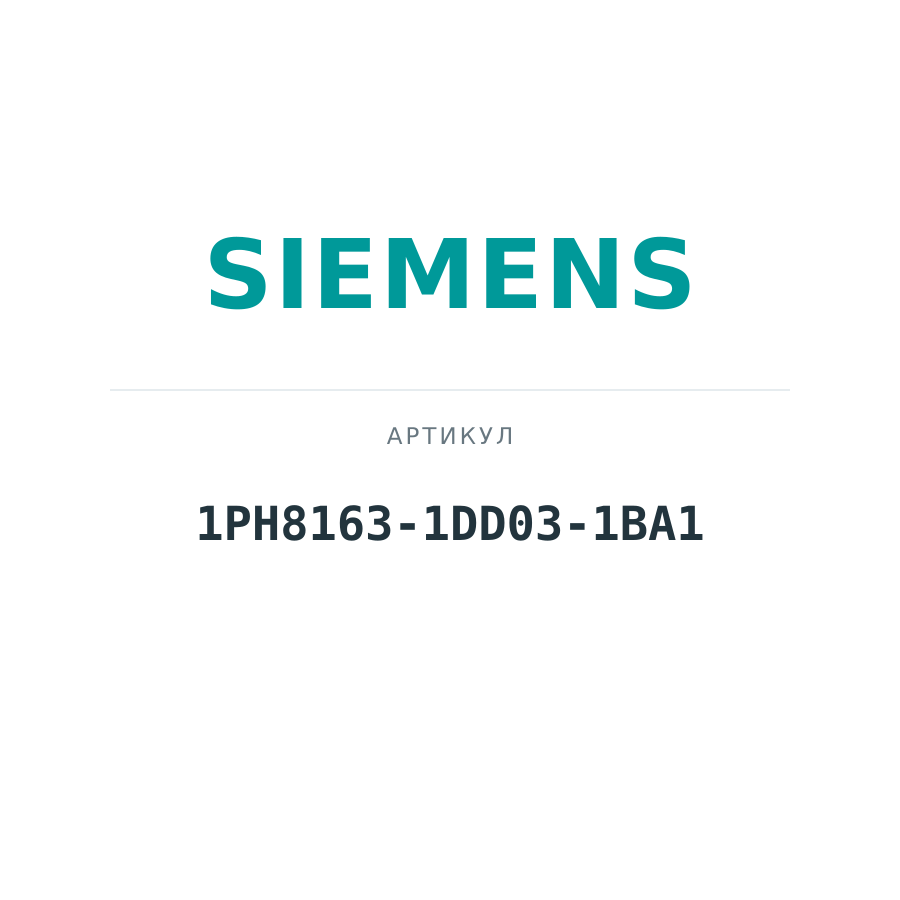 1PH8163-1DD03-1BA1 (1PH81631DD031BA1)